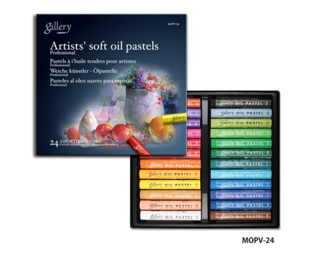 Mungyo Gallery Soft Oil Pastel 24 Color Set / MOPV-24