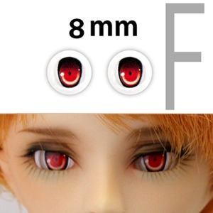 Parabox 8mm Animation F Type Eyes - Red