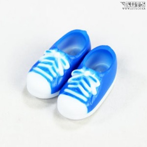 Obitsu 11 Doll Shoes OBS 015 Stickers Blue