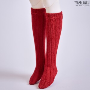 KDF Knitted stockings Red